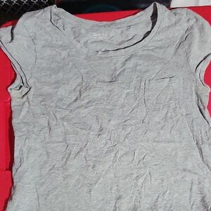 GAP Light Gray Women's Short Sleeve Tee